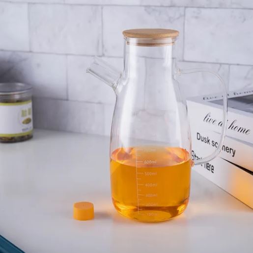 1000ml Glass Bowling Oil Pot - Diqqawi Plates