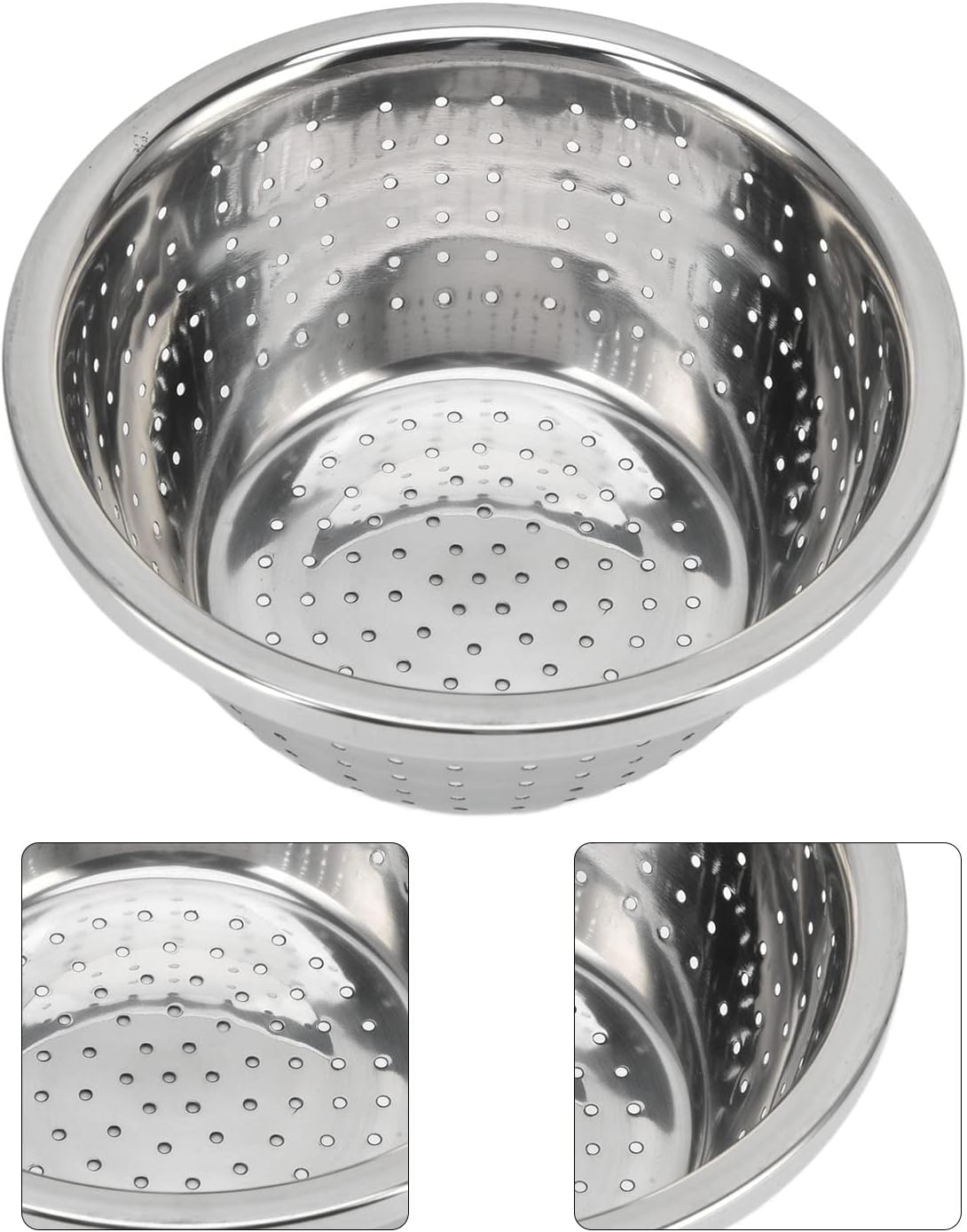 Rice Fruit Washing stainless steel strainer Basket - Diqqawi Plates