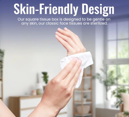 Premium Facial Tissue 200 Sheets X 2 Ply - Diqqawi Plates