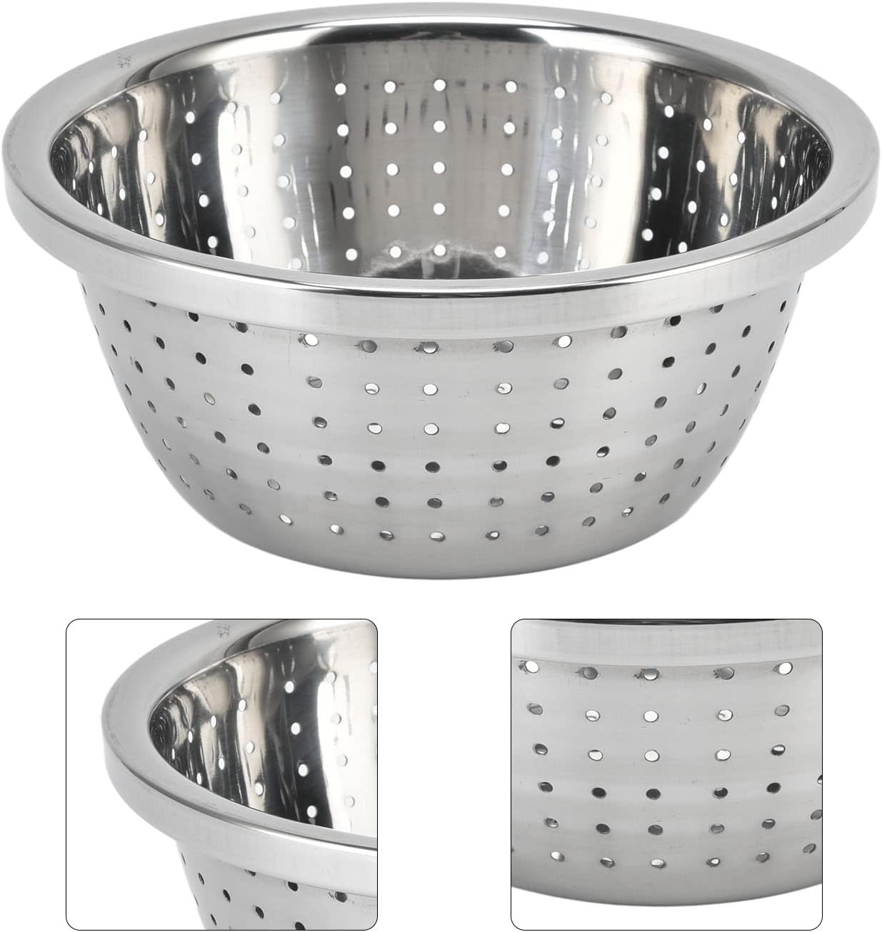Rice Fruit Washing stainless steel strainer Basket - Diqqawi Plates