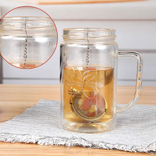 Stainless Steel Spice Mesh Seasoning Ball - Diqqawi Plates