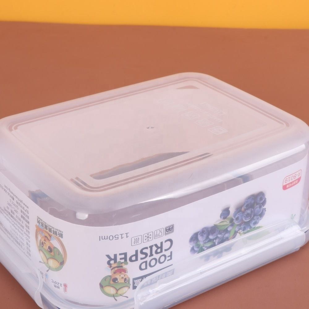 Clear Food Storage Box – Airtight & Durable Container - Diqqawi Plates