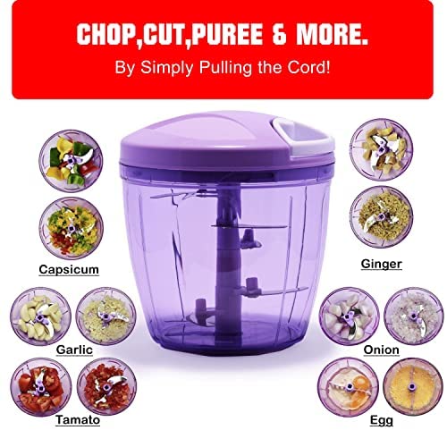 Manual vegetable chopper spin cutter styl2 - Diqqawi Plates