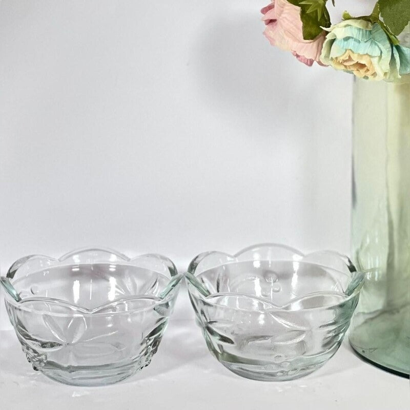 Small Glass Bowl for for serving spices, peppers 4oz styl3 - Diqqawi Plates