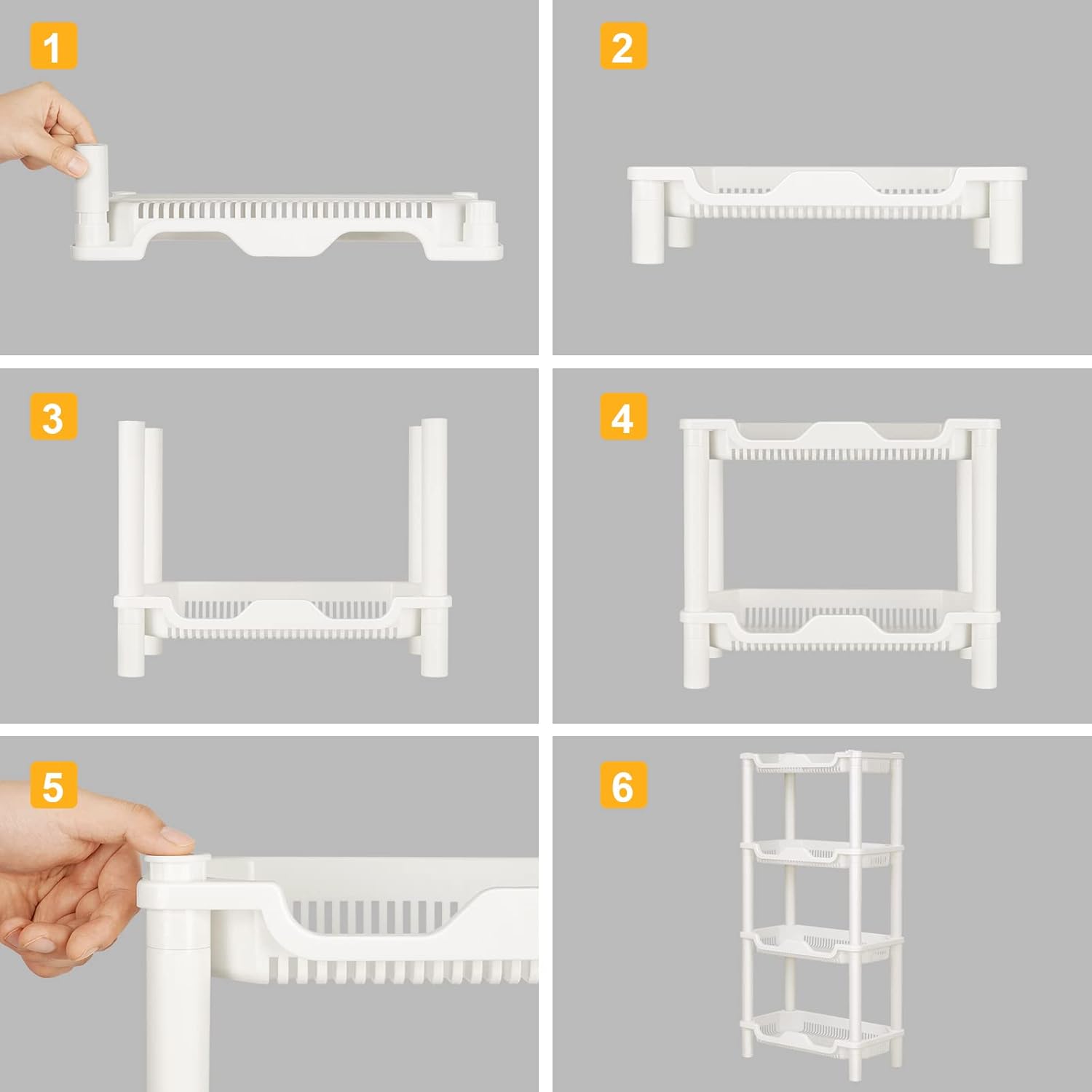3-Tier Rustproof Corner Shower Caddy - Diqqawi Plates