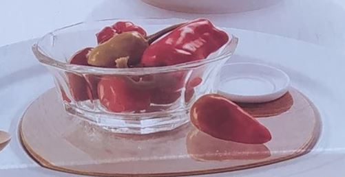 Small Glass Bowl for for serving spices, peppers 5oz - Diqqawi Plates