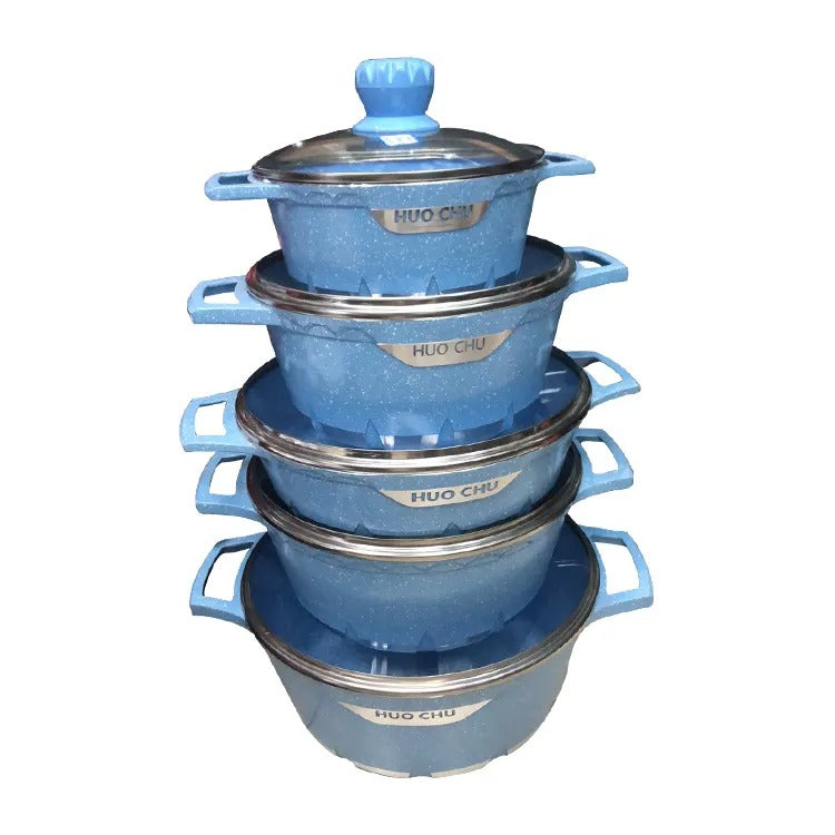 HotChef Eco-friendly Energy Saver Nonstick granite casserole - Diqqawi Plates