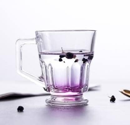 140ML Buston Glass Tea cup with Handle - Diqqawi Plates