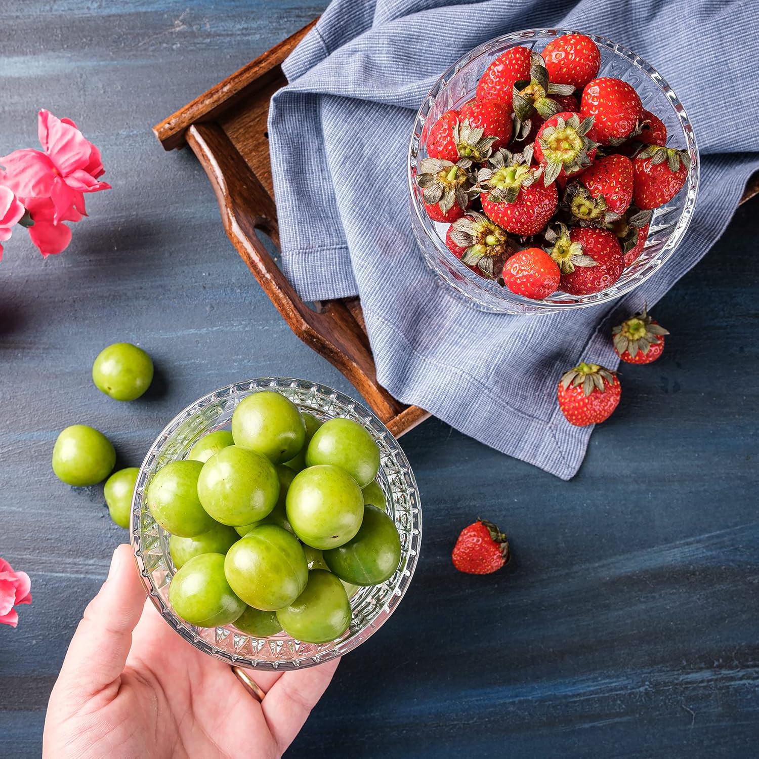 Glass Dessert Bowl 240ml - Diqqawi Plates