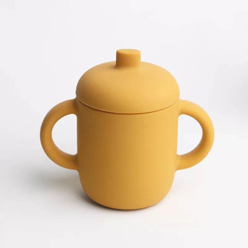 Silicone Cup for Toddler, Training Cup with Handles - 150ml - Diqqawi Plates