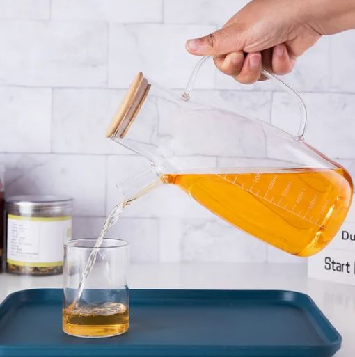 1000ml Glass Bowling Oil Pot - Diqqawi Plates