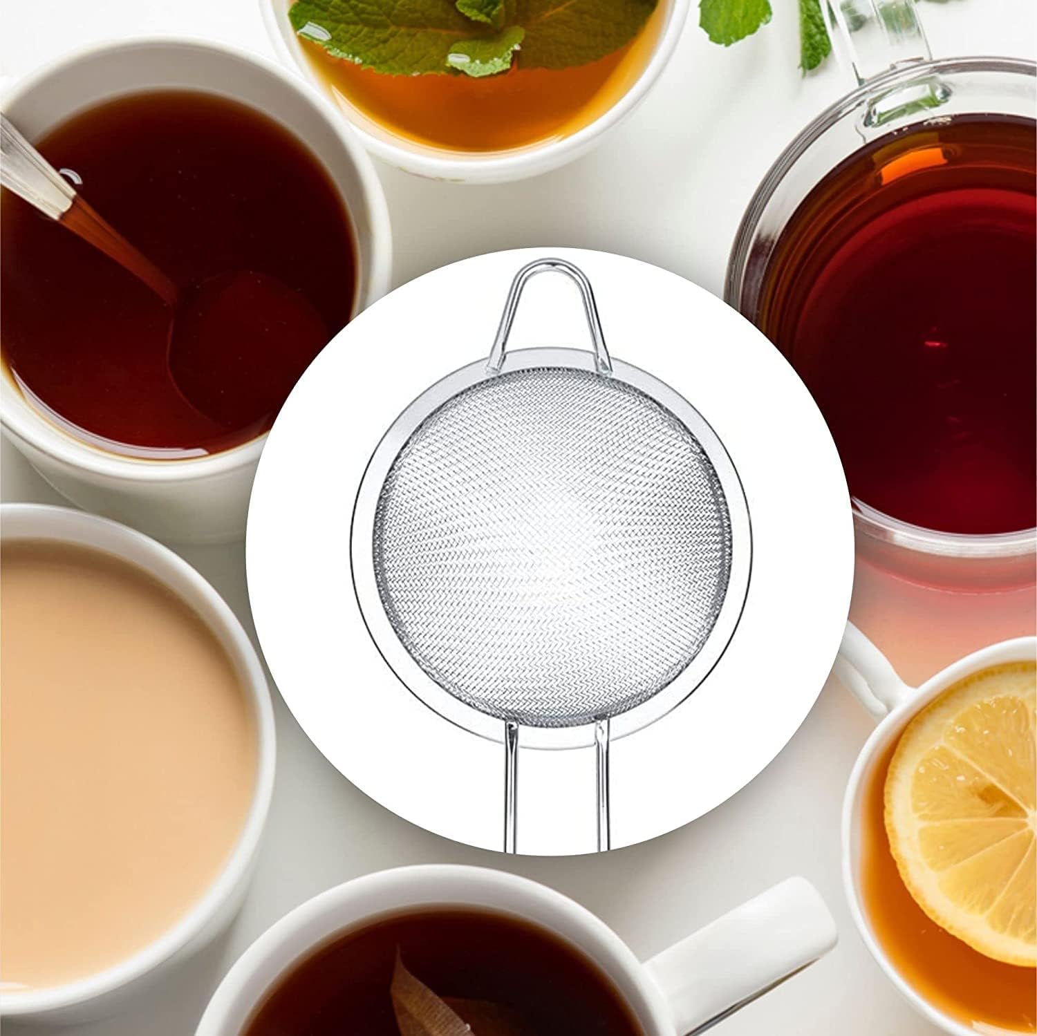 stainless steel strainer Fine Mesh - Diqqawi Plates