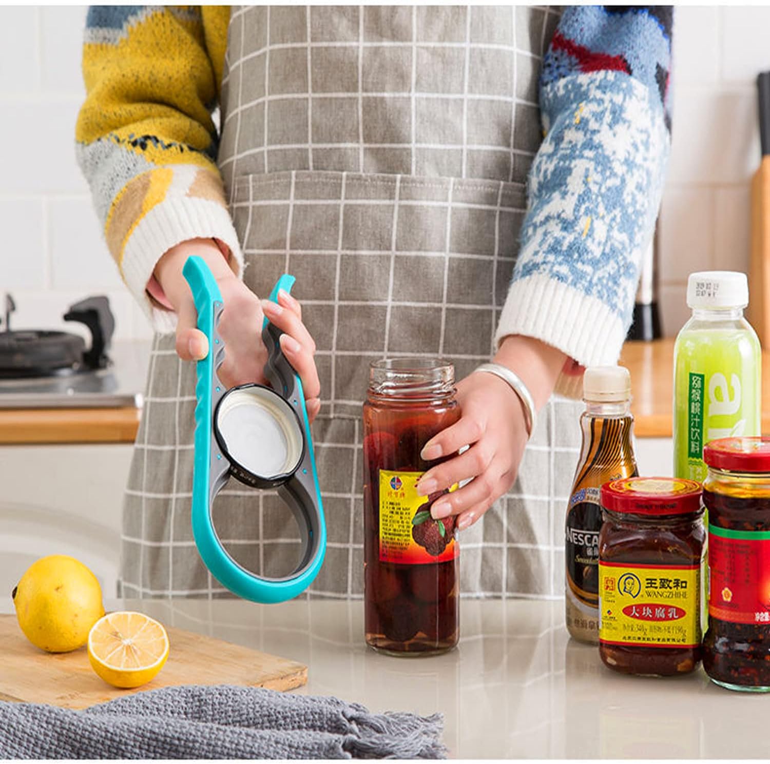 Multi Function Jar and Bottle Opener - Diqqawi Plates