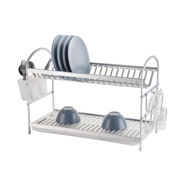Aluminium Dish Drainer 2 Tier styl2 - Diqqawi Plates