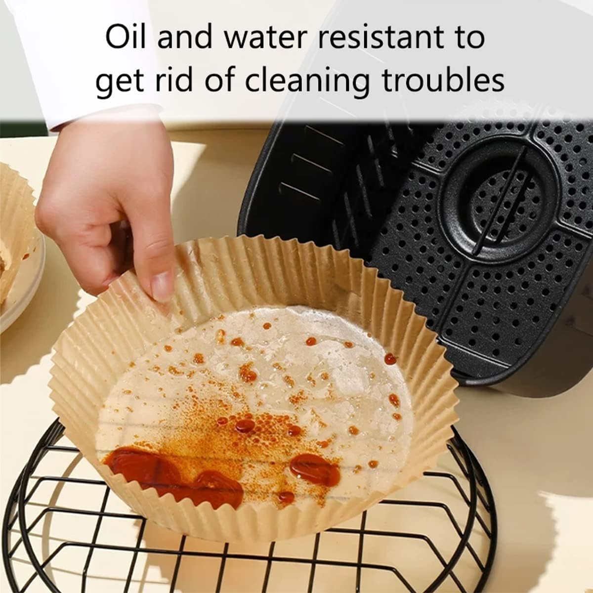 50 pcs Air Fryer Paper Liners - Diqqawi Plates