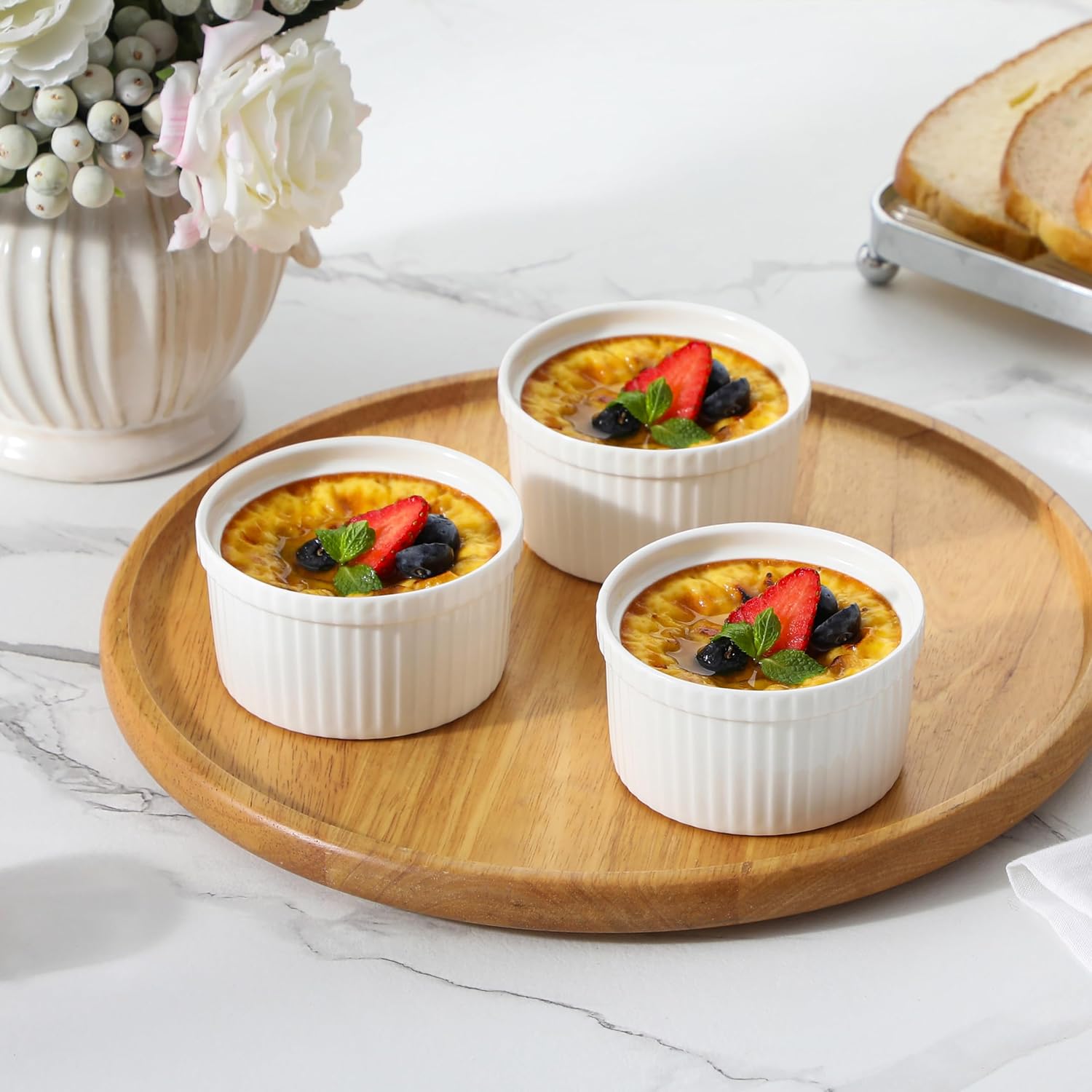 2pcs Set Medium Ramekins Container 5oz - Diqqawi Plates