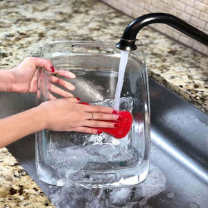 2pcs set Durable Silicone Dish Scrubber Sponge Scrub - Diqqawi Plates