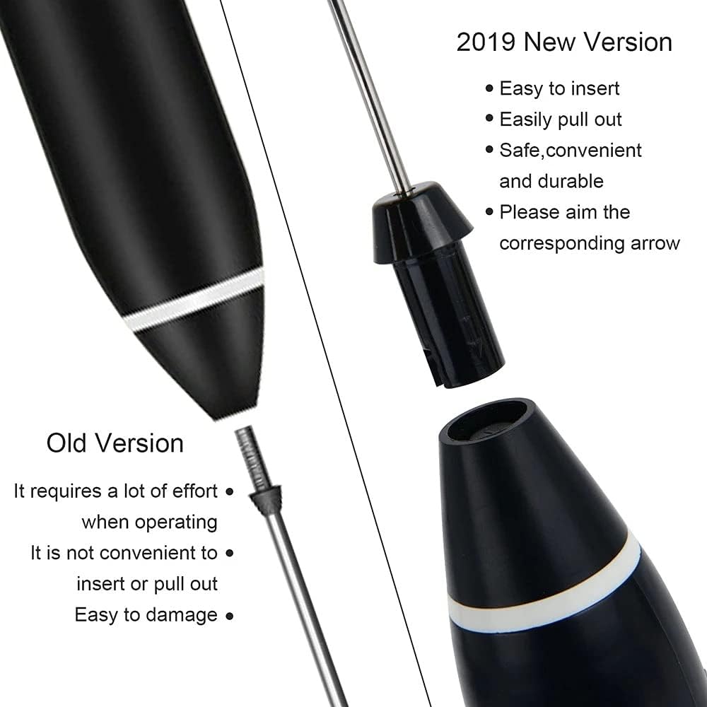 3-Speed Electric Milk Frother with 2 Whisks - Diqqawi Plates