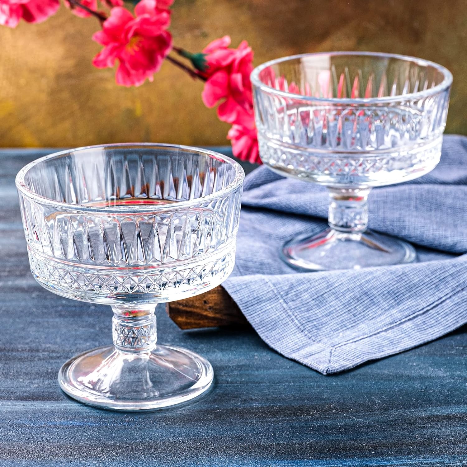 Glass Dessert Bowl 240ml - Diqqawi Plates