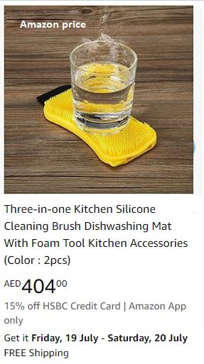 3 in 1 Kitchen Silicone Cleaning Brush Dishwashing Mat With Foam Tool Kitchen Accessories - Diqqawi Plates