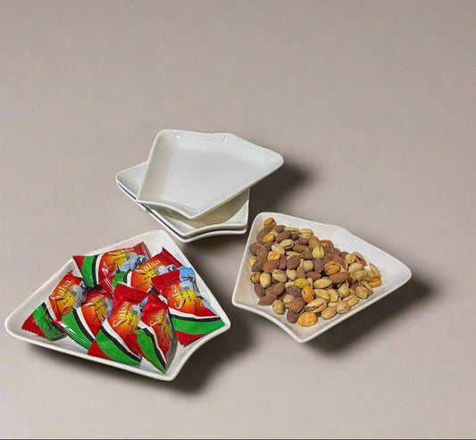 Stylish serving Nuts plate-Styl 1 - Diqqawi Plates