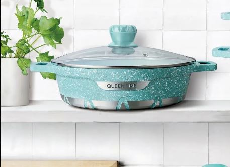 HotChef Eco-friendly Energy Saver Nonstick granite casserole - Diqqawi Plates