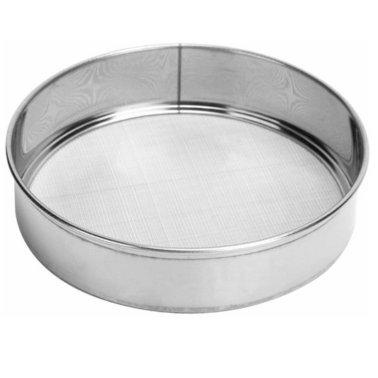 Round Fine Mesh Strainer | Stainless Steel Kitchen Sieve - Diqqawi Plates