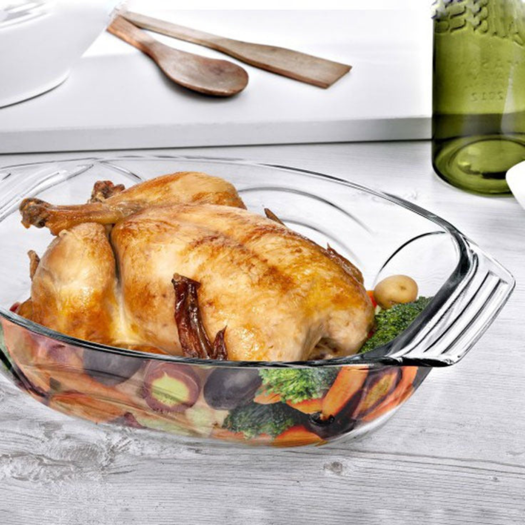 Glass Dish Rectangular Pan - Diqqawi Plates