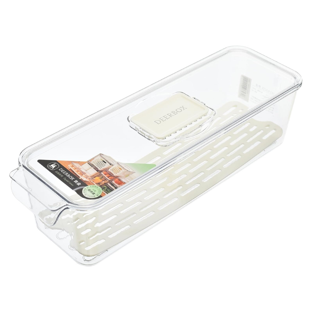 Acrylic Rectangle Fridge Container 2000ml - Diqqawi Plates