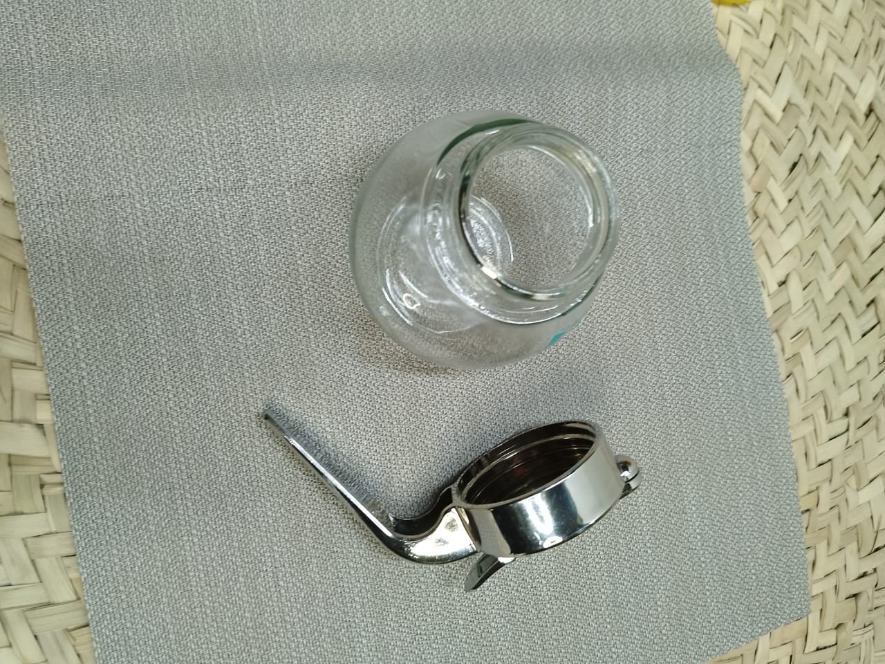 Glass Sugar Oil Milk Pot 280ML