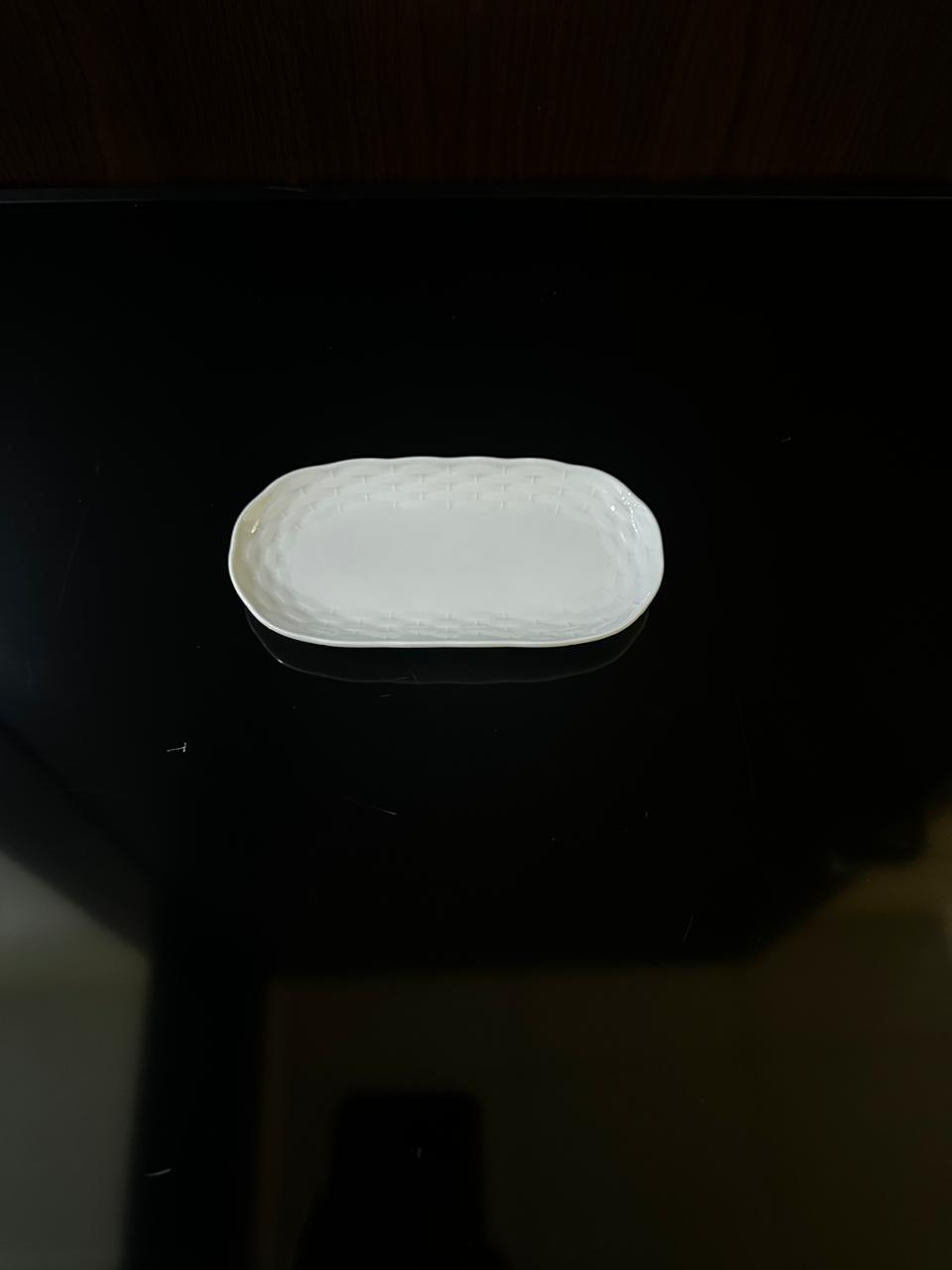 Small Oval Plate for breakfast 15x8 cm - Diqqawi Plates