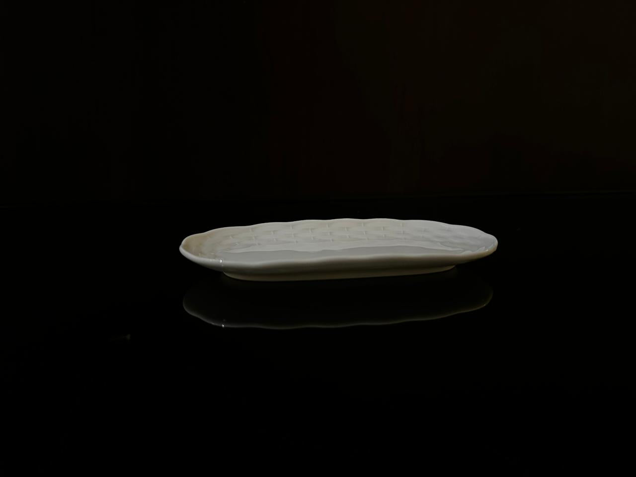 Small Oval Plate for breakfast 15x8 cm - Diqqawi Plates