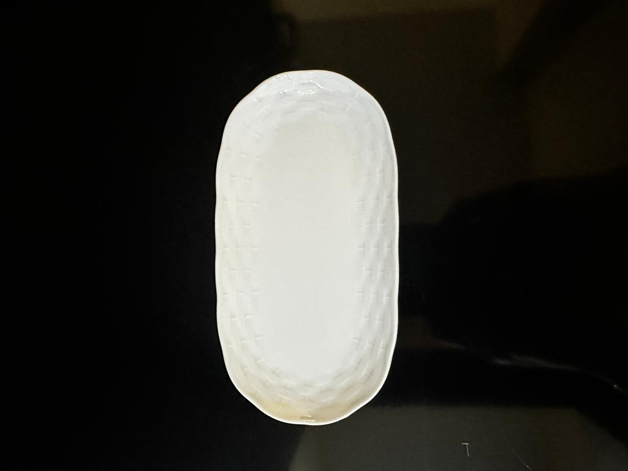 Small Oval Plate for breakfast 15x8 cm - Diqqawi Plates