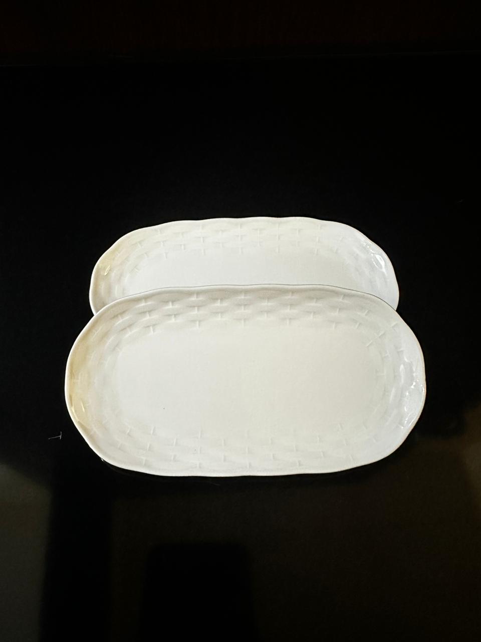 Small Oval Plate for breakfast 15x8 cm - Diqqawi Plates