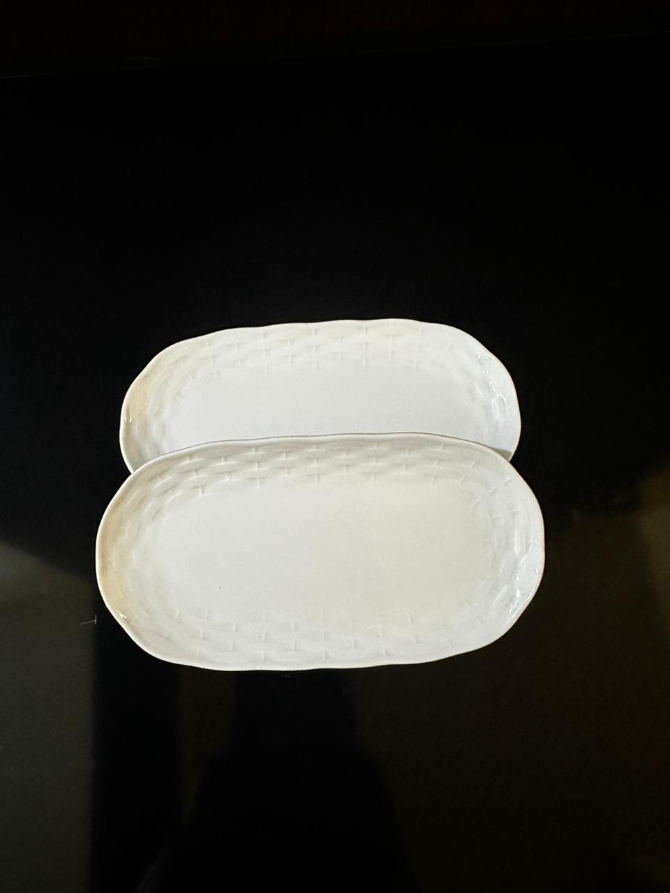 Small Oval Plate for breakfast 15x8 cm - Diqqawi Plates