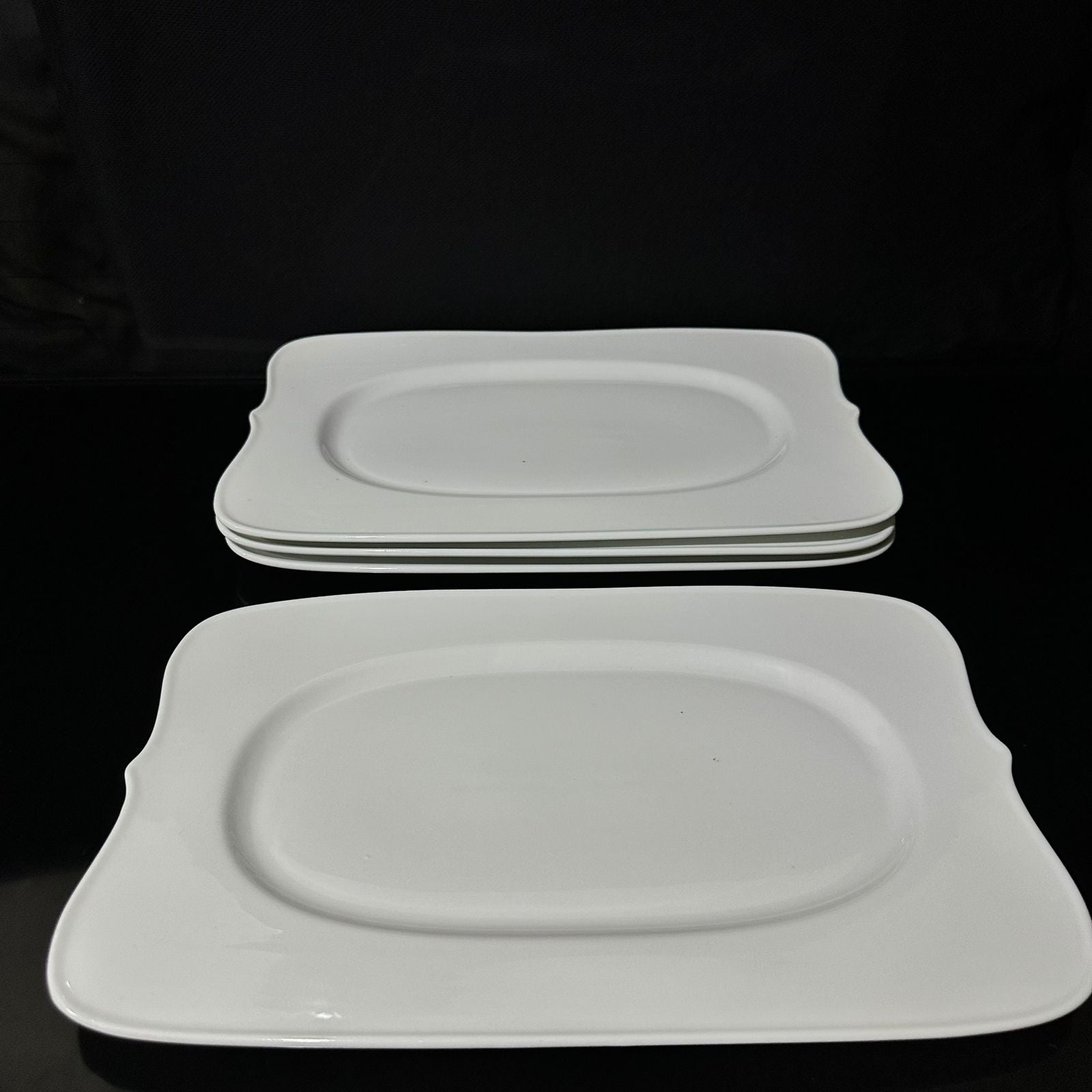 Luxury rectangular White Large Tray 35x24cm - Diqqawi Plates