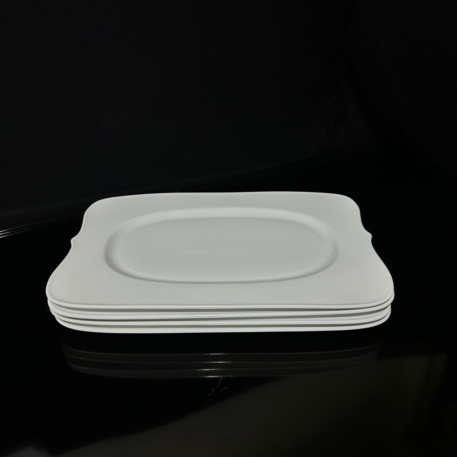 Luxury rectangular White Large Tray 35x24cm - Diqqawi Plates