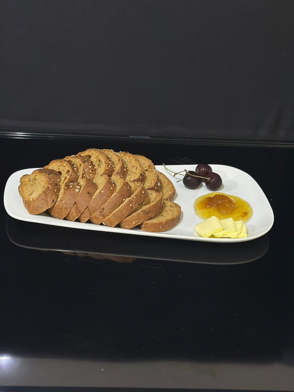 rectangular serving plate for breakfast- styl-1 - Diqqawi Plates