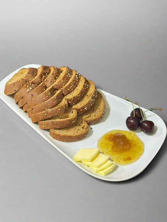 rectangular serving plate for breakfast- styl-1 - Diqqawi Plates