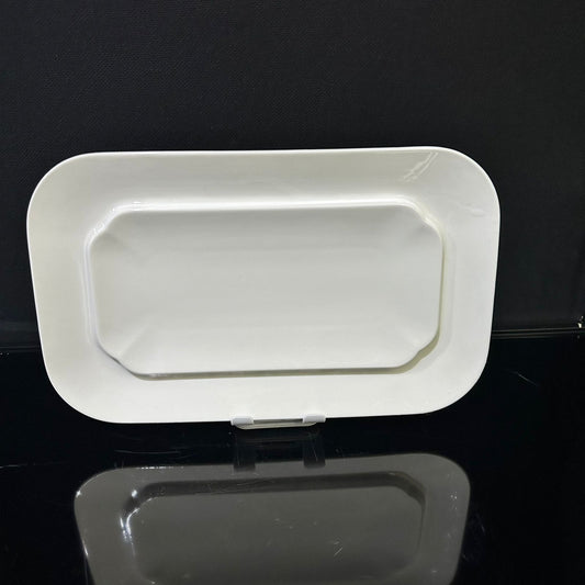 Luxury Rectangle White Porcelain Plate styl - Diqqawi Plates