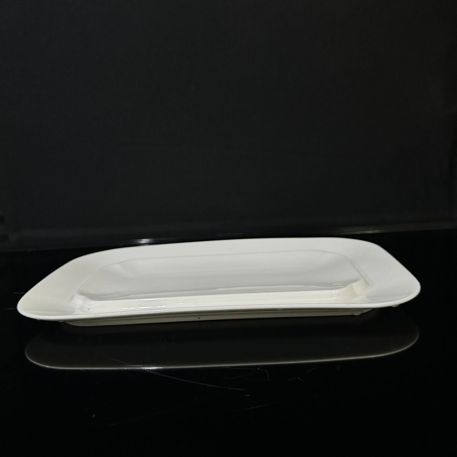 Luxury Rectangle White Porcelain Plate styl - Diqqawi Plates