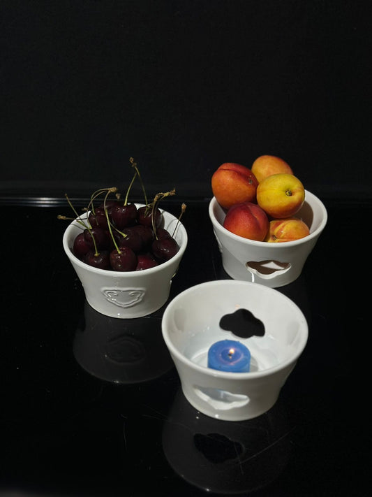Vintage Ceramic Decorative Bowl for small vegi and fruits styl2 - Diqqawi Plates