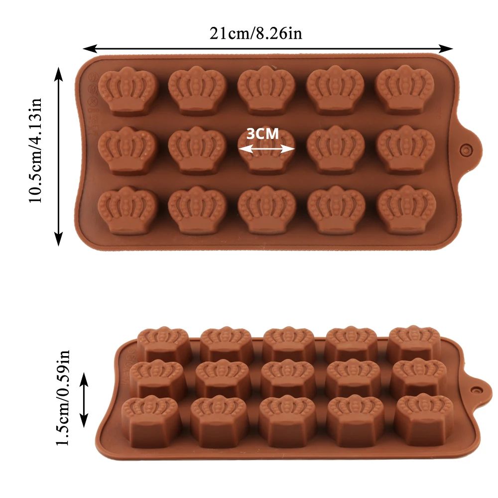 Silicone Chocolate Ice Cube Molds - Diqqawi Plates