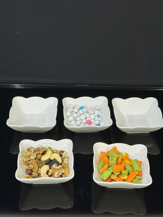 Medium Square Nuts & Candy bowl styl4 - Diqqawi Plates
