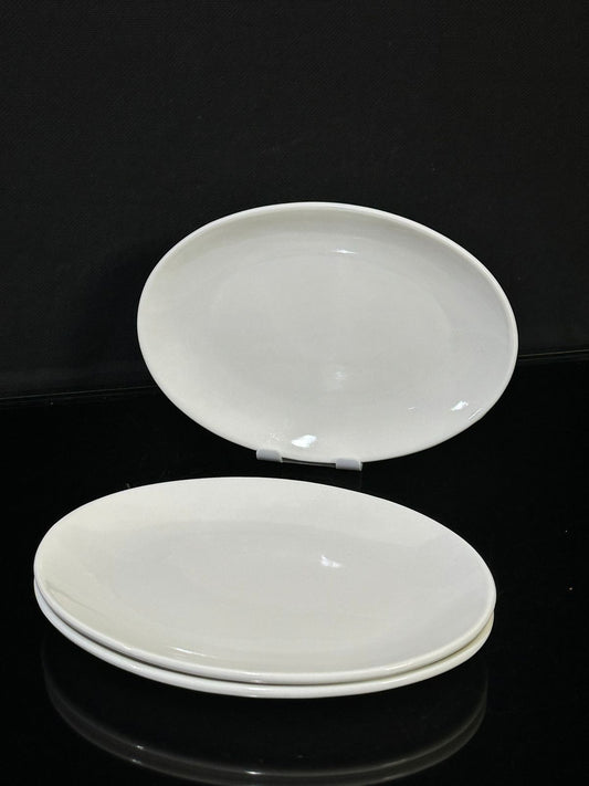 Premium Medium Oval Dish Plate styl13 - Diqqawi Plates