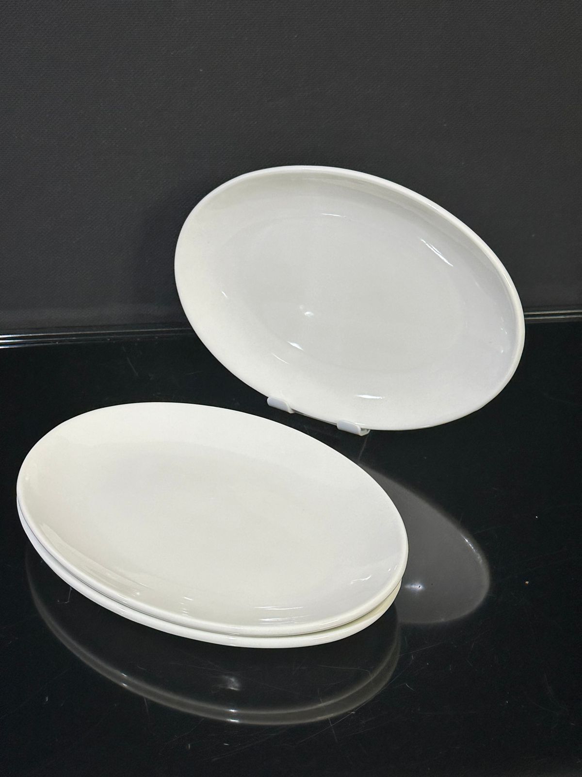 Premium Medium Oval Dish Plate styl13 - Diqqawi Plates