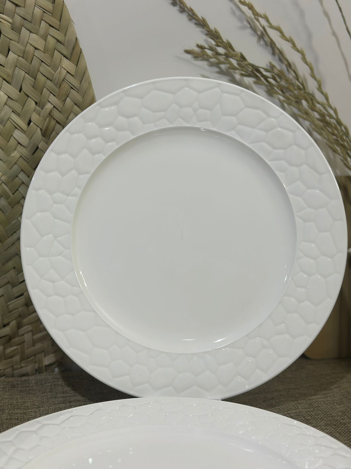 3pcs set Luxury Large Dining plates and dish bowl - Diqqawi Plates