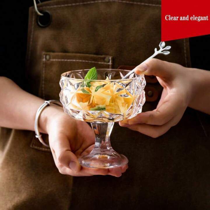 Glass Dessert Bowls 325ml - Diqqawi Plates