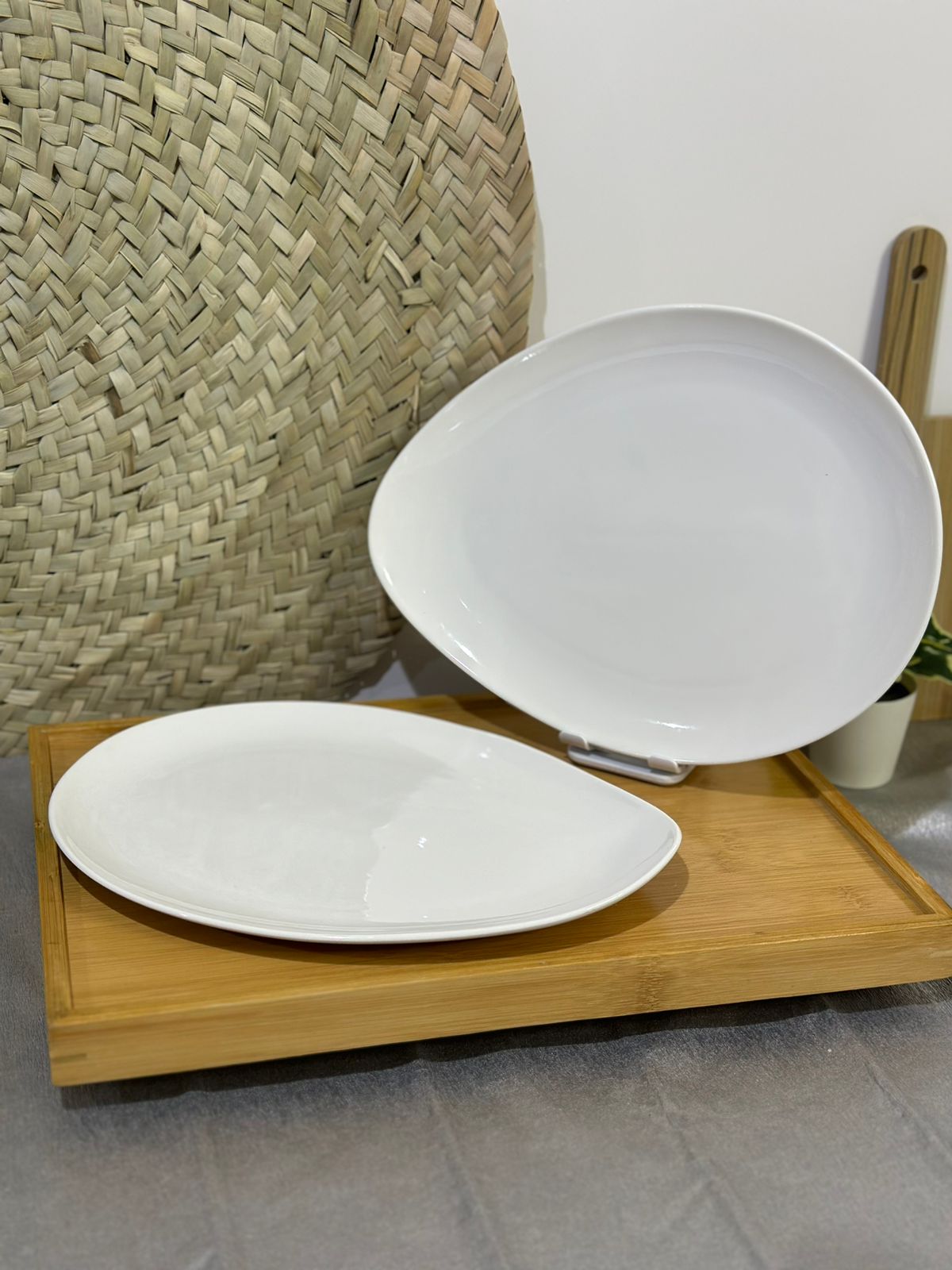 large luxury Oval serving Porcelain Plate - Diqqawi Plates