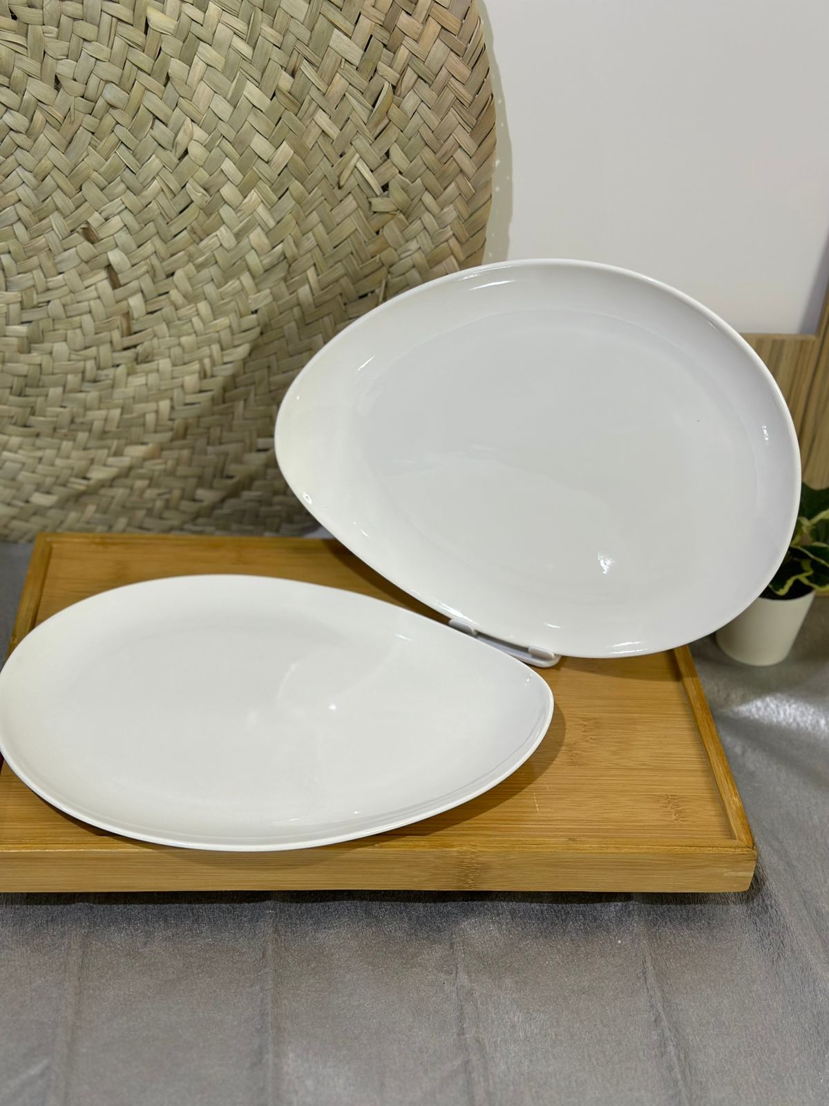 large luxury Oval serving Porcelain Plate - Diqqawi Plates
